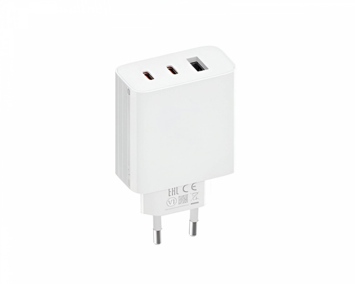 Xiaomi 67W GaN Oplader 2C1A (2xUSB-A + USB-C) - Hvid