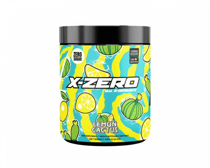 X-Gamer X-Zero Lemon Cactus - 100 Portioner