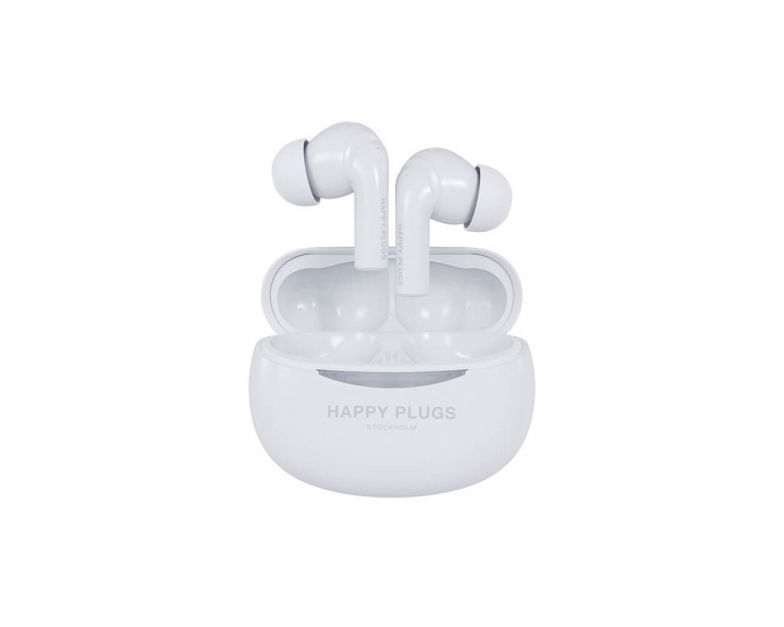 Happy Plugs JOY Pro ANC True Wireless In-Ear Høretelefoner - Hvit