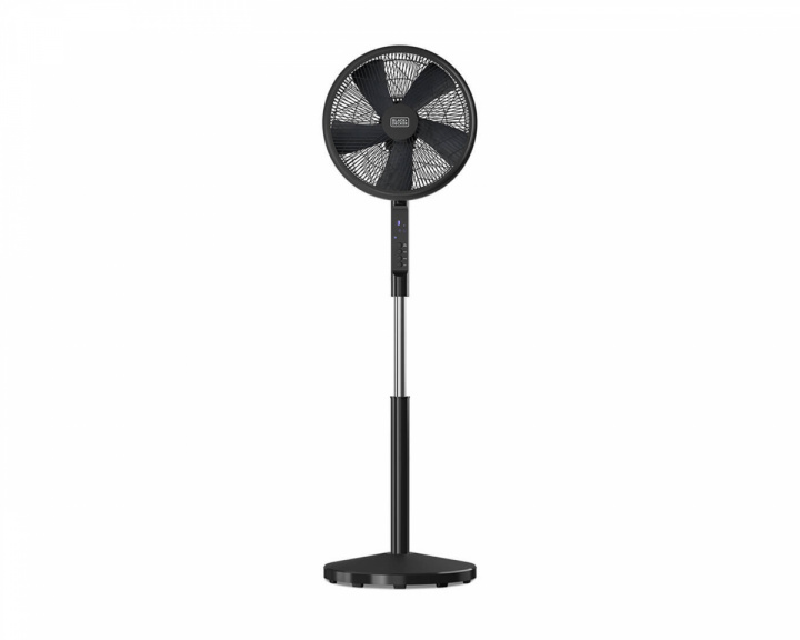BLACK+DECKER  Gulvventilator - 5 Blade - Sort