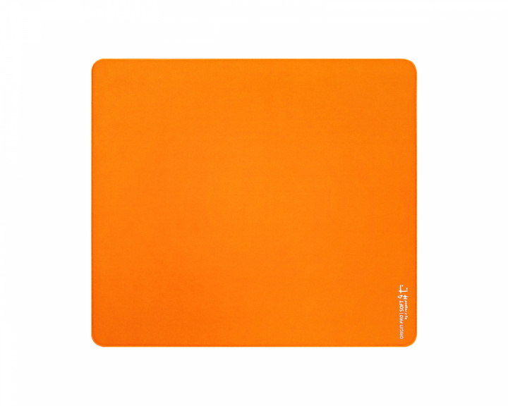 X-raypad Origin Pro Musemåtte - Soft - Orange - XL Square