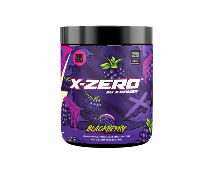 X-Gamer X-Zero Blackberry - 100 Portioner