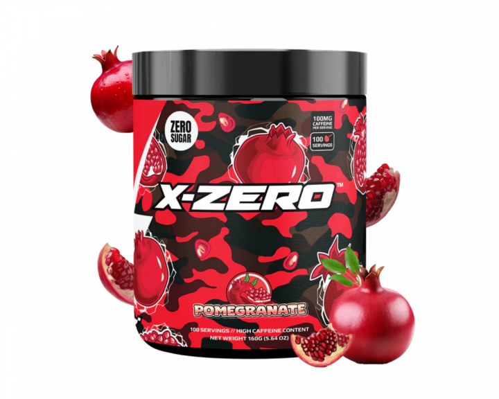 X-Gamer X-Zero Pomegranate - 100 Portioner