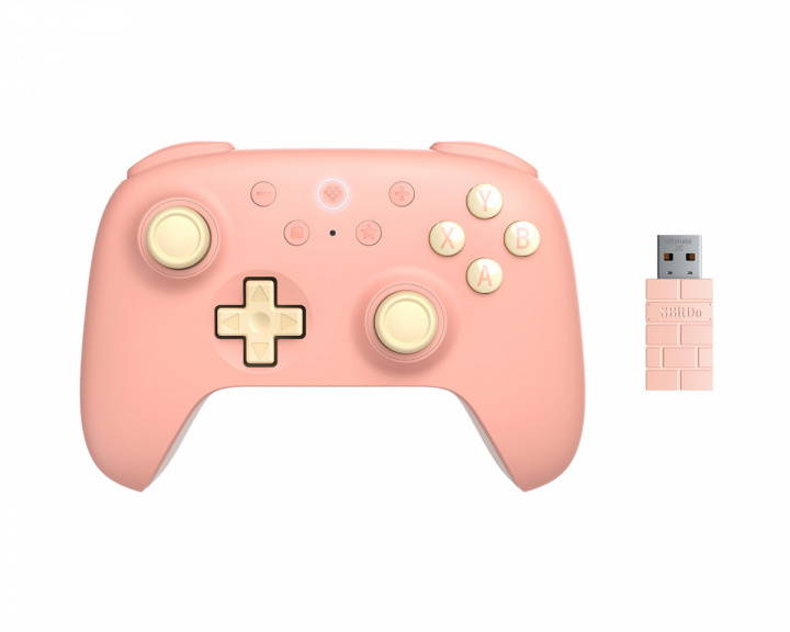 8Bitdo Ultimate 2C 2.4G Trådløs Controller Hall Effect - Peach