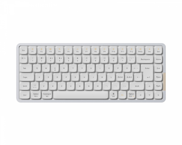 Lofree Flow84 75% Low-Profile RGB Mekanisk Tastatur [Kailh Ghost] - Hvid