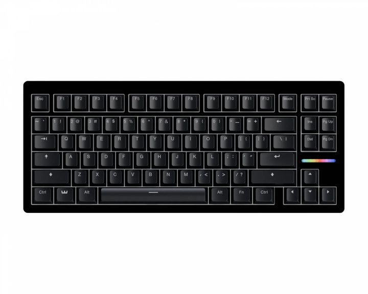 Wooting 80HE 80% Tastatur Zinc Alloy Sort - ANSI