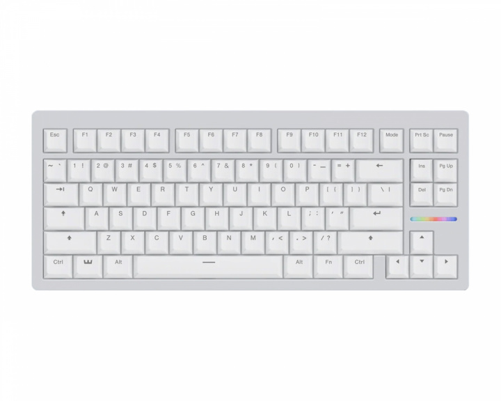Wooting 80HE 80% Tastatur Zinc Alloy Hvid - ANSI