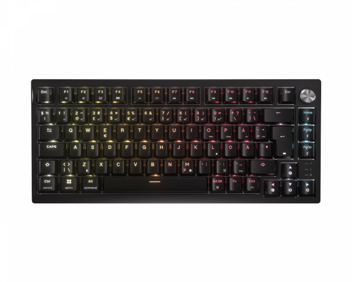 Corsair K65 Plus 75% Trådløst Mekanisk Gaming Tastatur [MLX Fusion] - Sort