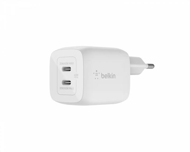 Belkin Boost Charge 45W USB-C Vægoplader - Hvid