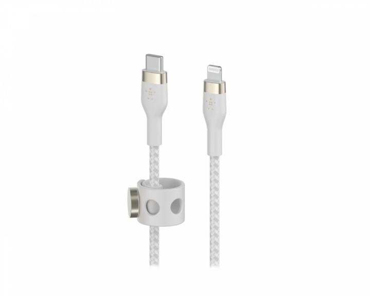 Belkin PRO Flex USB-C til Lightning Kabel - 2m - Hvid