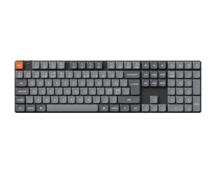 Keychron K5 Max Low Profile Hotswap Trådløs Tastatur [Gateron Red] - ISO