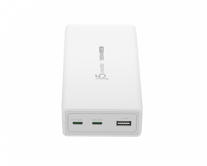 j5create GaN PD USB-C Oplader - 3-port - 185W