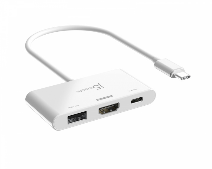 j5create USB-C til 4K HDMI Adapter - USB-A - USB-C 100W PD