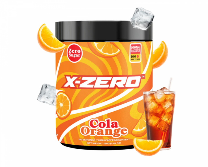 X-Gamer X-Zero Cola Orange - 100 Portioner