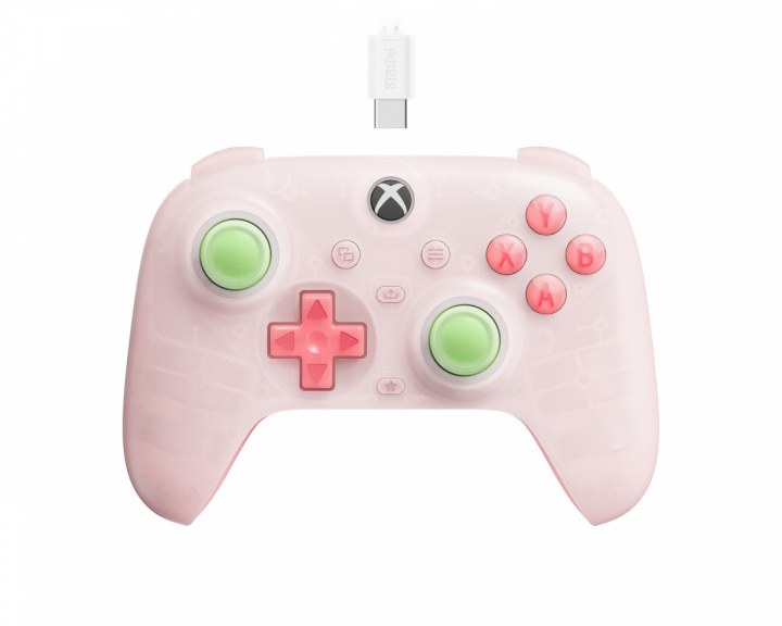 8Bitdo Ultimate Mini Controller til Xbox - Clear Pink