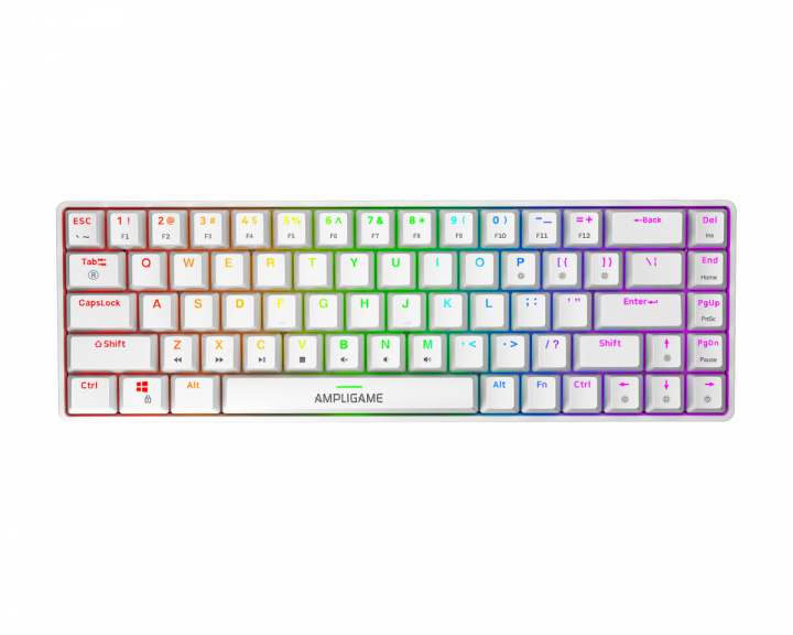 Fifine AmpliGame GK1W ANSI Gaming Tastatur - Hvid