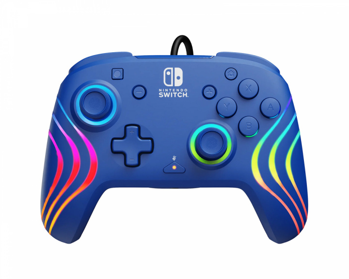 PDP Afterglow Wave Wired Controller - Blå (Nintendo Switch)