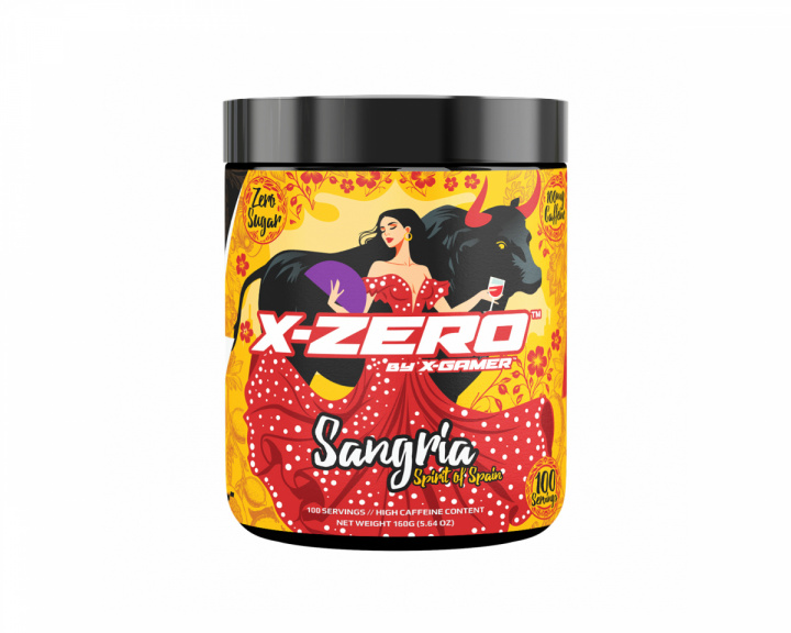X-Gamer X-Zero Sangria - 100 Portioner