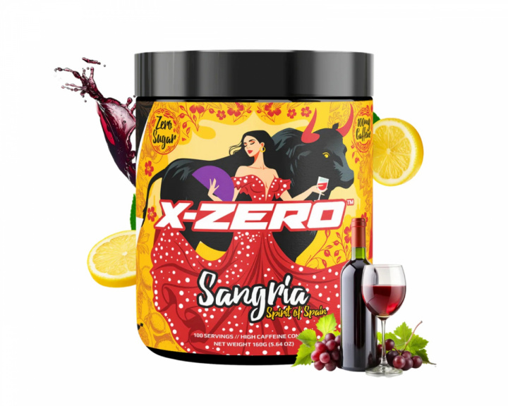 X-Gamer X-Zero Sangria - 100 Portioner