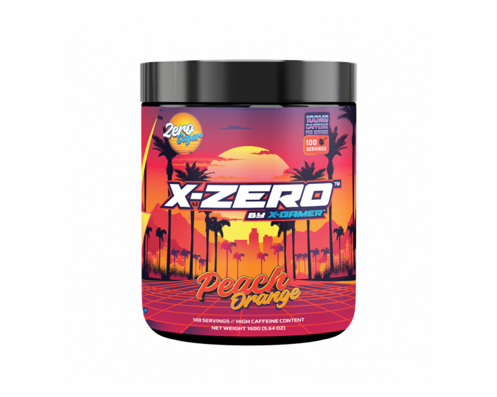 X-Gamer X-Zero Peach Orange - 100 Portioner