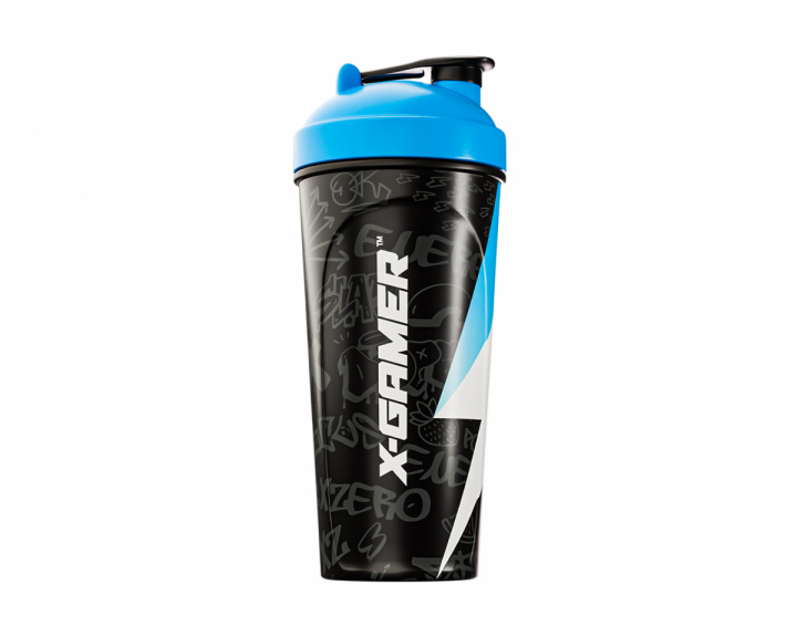 X-Gamer X-Zero Shaker 700ml - Sort & Blå