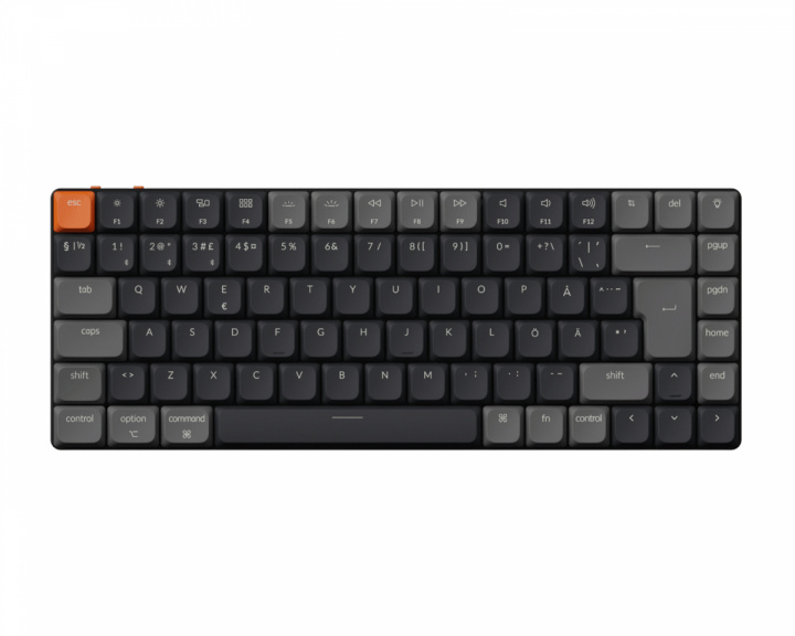 Keychron K2 V3 QMK RGB Hot Swap Aluminium Tastatur [Gateron Low Profile 2.0 Brown]