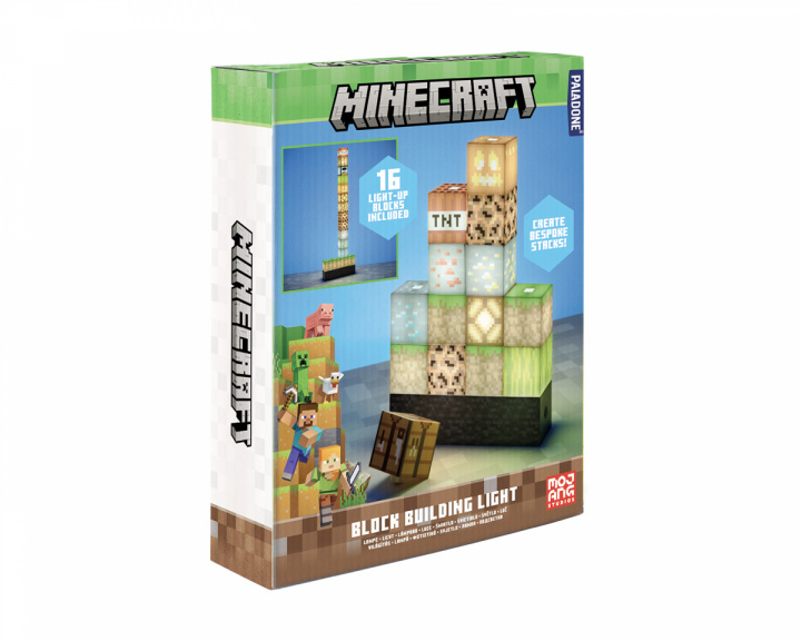 Paladone Minecraft Block Building Light BDP - Minecraft Lampe
