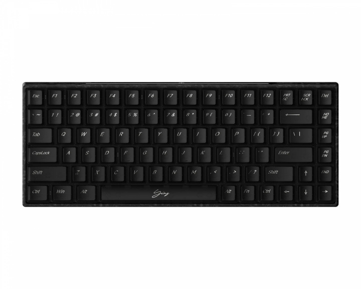  YING75 HE Forged Carbon Fiber Tastatur - Sort [Gateron Nightfall]
