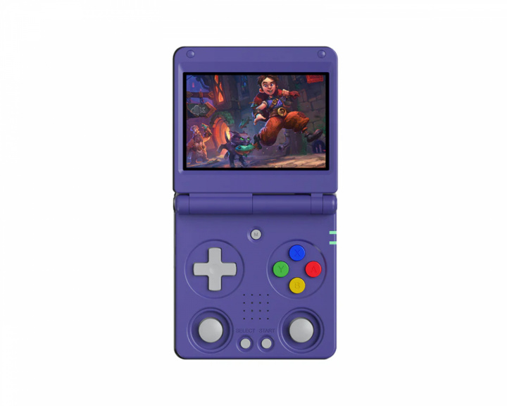Anbernic RG34XXSP Retro Emulator (64GB) - Indigo Blå