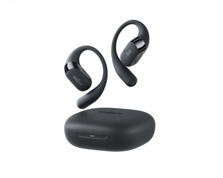 Shokz OpenFit 2 Trådløse Bone Conduction Hovedtelefoner - Sort