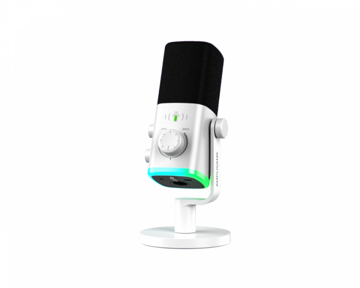 Fifine AmpliGame AM9 USB/XLR Mikrofon - Hvid