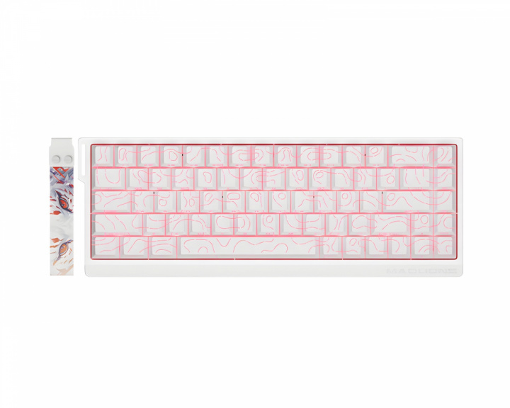  MAD68 Flagship HE V2 ANSI Tastatur [TTC Magneto] - Hvid