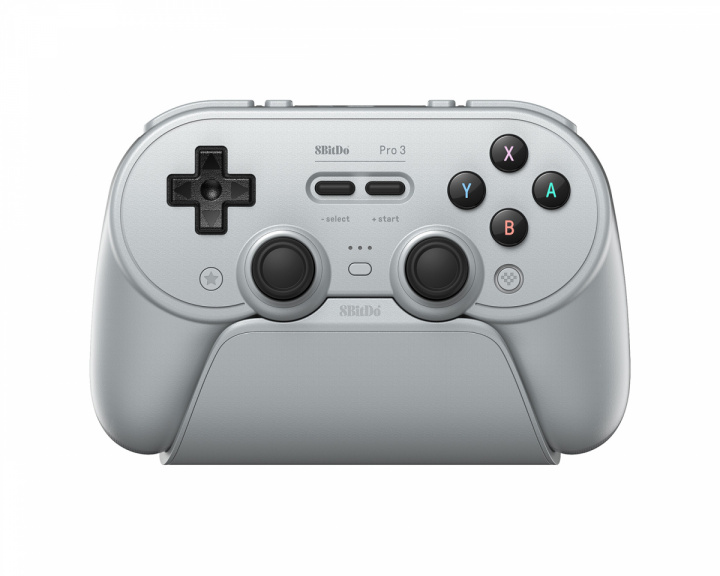 8Bitdo Pro 3 Bluetooth Spilcontroller Grå