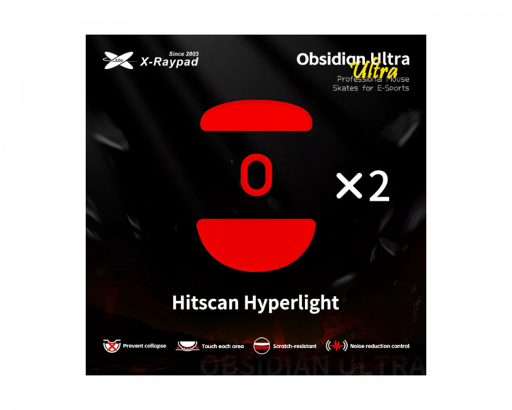 X-raypad Obsidian Ultra Skates til Hitscan Hyperlight