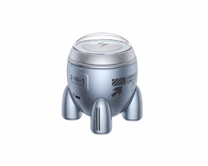 UGREEN MagFlow Qi2.2 25W 2-i-1 Rocket Magnetisk Trådløs Oplader