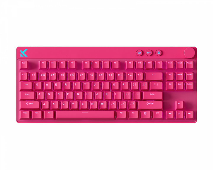 MCHOSE Mix 87 Hall Effect Magnetic Gaming Tastatur ANSI - Rose Red
