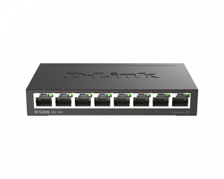 D-Link DGS-108 8-Port Gigabit Netværksswitch