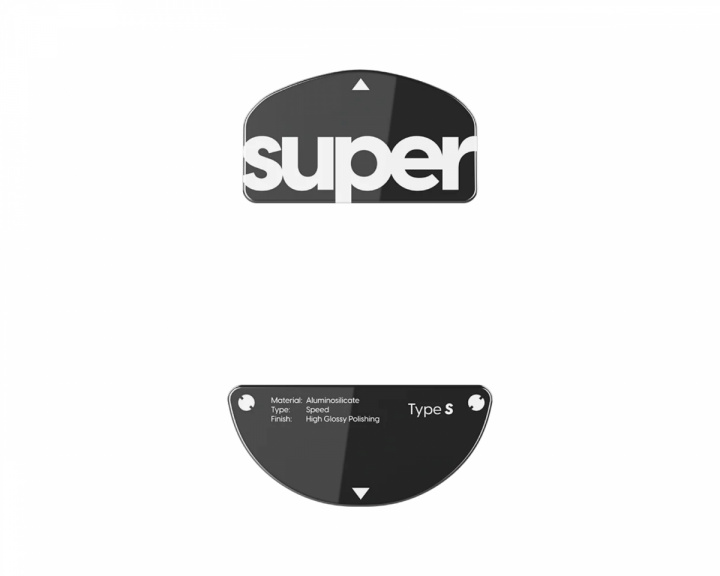  Glass Skates Type-S til Susanto-X - Sort