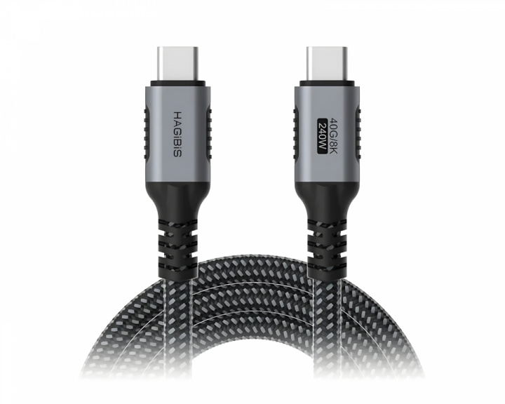  USB-C 40G/8K 240W Hurtigopladningskabel - 2 m