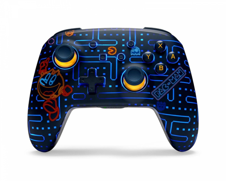  Enhanced Trådløs Controller til Nintendo Switch - Pac Man (Neon Arcade)