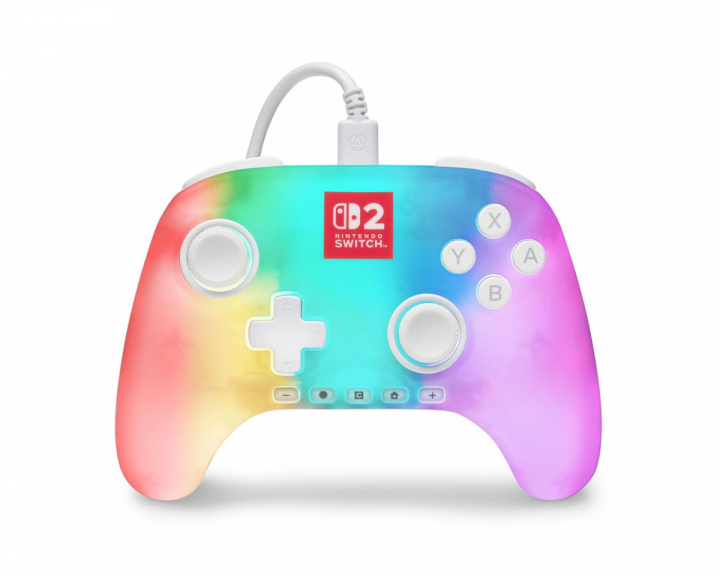  Advantage Kablebetjening til Nintendo Switch 2 - Hvid (Lumectra)