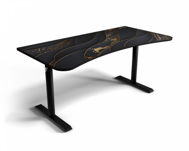 Arozzi Arena Gaming Skrivebord - Large - Black Gold