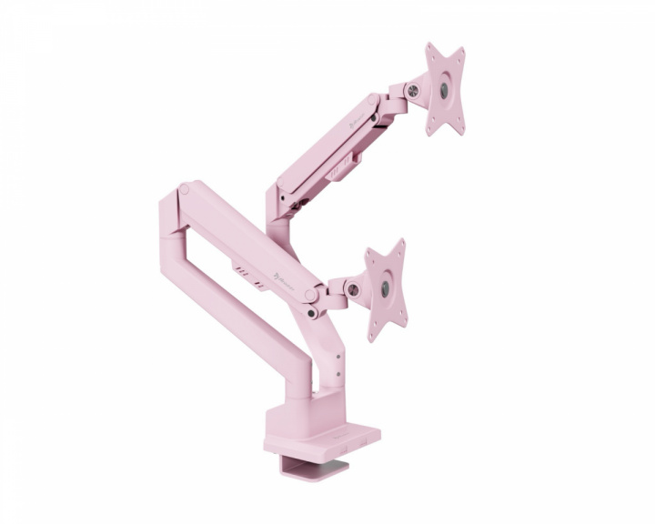 Arozzi Alzare Neo Duo Monitor Stand - Pink