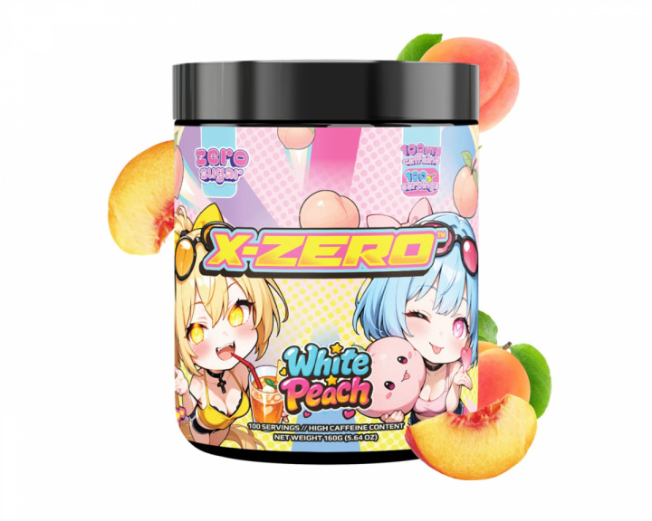 X-Gamer X-Zero White Peach - 100 Portioner