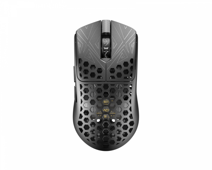 AKITSU Medium Carbon Fiber 8K Trådløs Gaming Mus - Sort