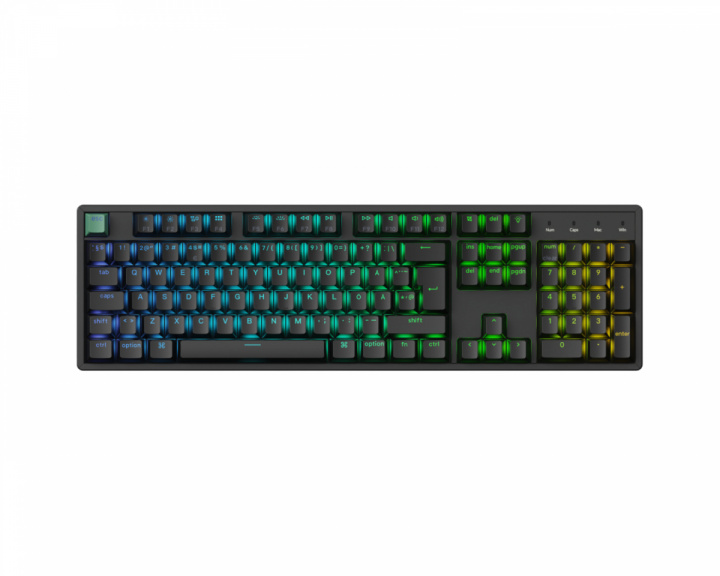  K10 HE Trådløst QMK Tastatur [Gateron 2.0 Purple Magnetic Switch] - Sort