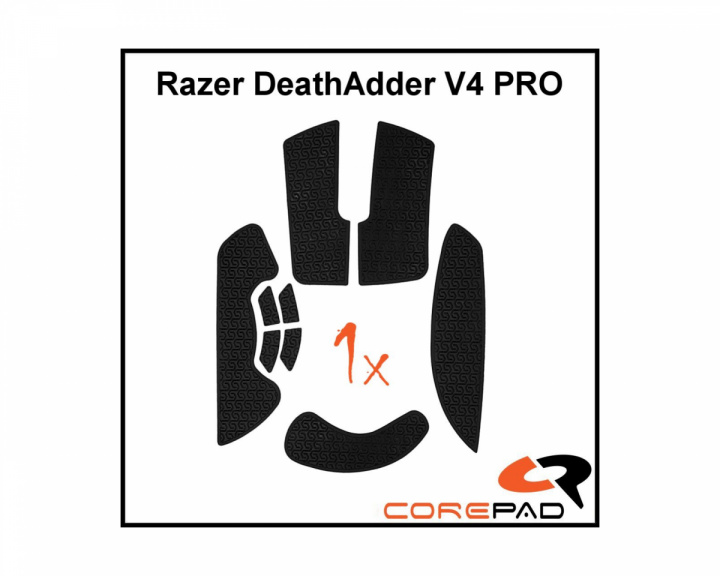 Corepad Soft Grips Til Razer DeathAdder V4 PRO - sort
