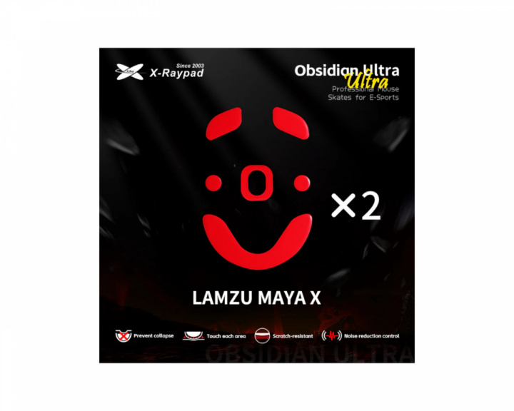 X-raypad Obsidian Ultra Skøjter til Lamzu Maya X