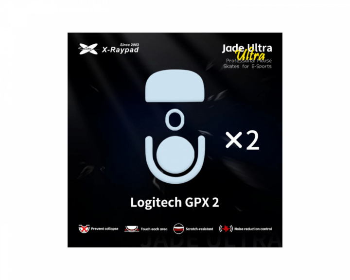 X-raypad Jade Ultra Skates til Logitech GPX2