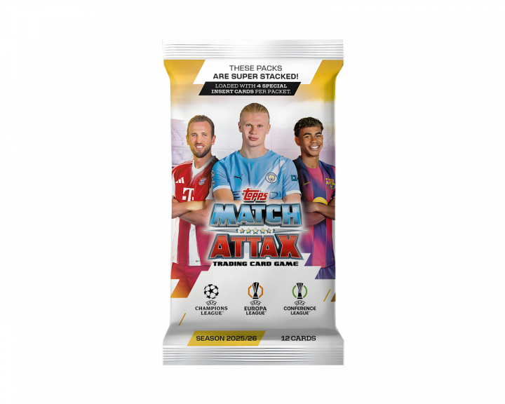  Match Attax Kort UCL 25/26 Booster - Fodboldkort